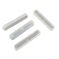 Lot de 100 capuchons de protection en caoutchouc anti-poussière pour connecteur D-SUB 37 broches (DB37P) en plastique PE