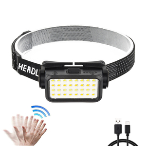 Linterna Frontal Recargable Bright Bird con Ajuste de 60 Grados, 32 LED, Alta Potencia, 300 Lúmenes, Impermeable - Product Image 1