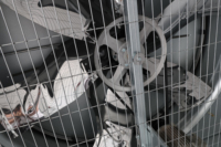 Ventilateur d'évacuation conique à entraînement direct axial silencieux avec ailette papillon renforcée pour les élevages de volailles