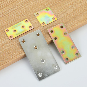 Flat Film Corner <b>Bracket</b> Cold Rolled Steel Multi Hole Furniture Connector Durable General Use - Product Image 4