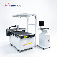 Snelle, kleine digitale CNC-snijmachine voor lederen schoenpatronen, met vibrerende snijder, CCD en projector