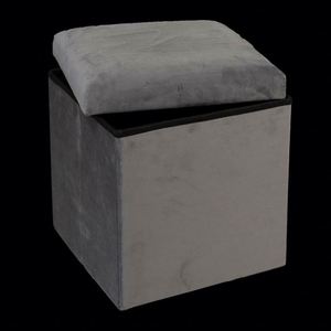 Tabouret moderne pour salon, meuble de rangement en tissu, acier inoxydable, bambou, qualité supérieure, échantillon disponible, tabourets de comptoir - Product Image 1