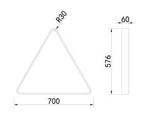 Nhà Máy bán hàng trực tiếp phản chiếu cảnh báo giao thông dấu hiệu tam giác LED năng lượng mặt trời dấu hiệu giao thông cho đường bộ an toàn làm bằng nhôm - Product Image 3
