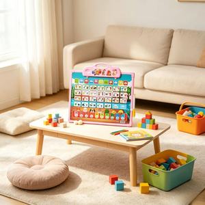 Tableau d'apprentissage de l'alphabet bilingue <span class=keywords><strong>français</strong></span>-anglais, jouet éducatif interactif pour enfants, piano parent-enfant - Product Image 5