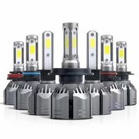 Accesorios para Auto, Faros Delanteros LED R11 H11 H7, Kit de Luces LED 9006, Bombillas para Auto 9005 H1
