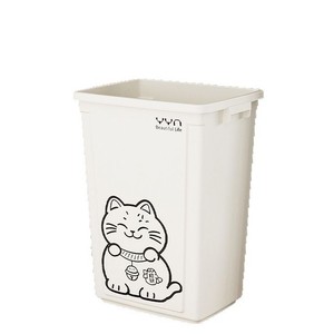 Cubo de Basura Yvyn de 12L con Tapa, Diseño de Gato Adorable, para Cocina, Baño y Hogar - Product Image 5