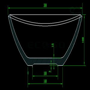 Juego de cuencos de bambú de madera para ensalada, cuencos de bambú para servir frutas y ensaladas - Product Image 6