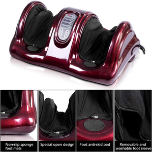 Nuevo modelo <span class=keywords><strong>de</strong></span> reflexología Shiatsu circulación sanguínea infrarrojo vibrador pie pierna pantorrilla instrumento masajeador máquina - Product Image 3