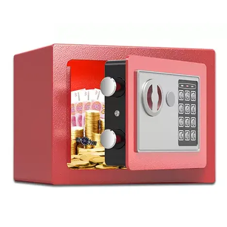 Electronic Digital Safe Box Electronic Lock Mini Colorful Money Safe Locker