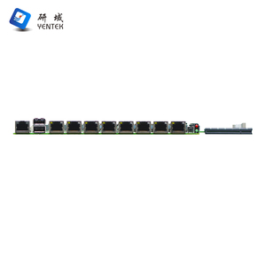เมนบอร์ดไฟร์วอลล์อุตสาหกรรม 1U LGA1150 Mini-ITX DDR3 แบบติดตั้งบนแร็ค SFP 8 LAN อุปกรณ์รักษาความปลอดภัยเครือข่าย - Product Image 3