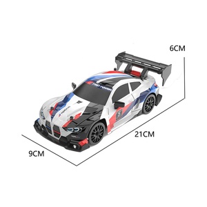 Voiture de course télécommandée RC 4x4 à l'échelle 1:24, 2,4 GHz, haute vitesse 18 km/h, avec lumières LED, pour enfants et adultes - Product Image 3