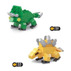 Dinosaur <b>Building</b> Blocks 6 In 1 Transformable <b>Model</b> Educational Toy For Children Age 7 14 Years Old Mini Assembly DIY Playset - Product Image 4