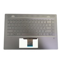 Clavier rétroéclairé argenté pour ordinateur portable HP Pavilion 14-CE Series, combo rétroéclairé LED avec repose-poignets, composants pour ordinateur portable