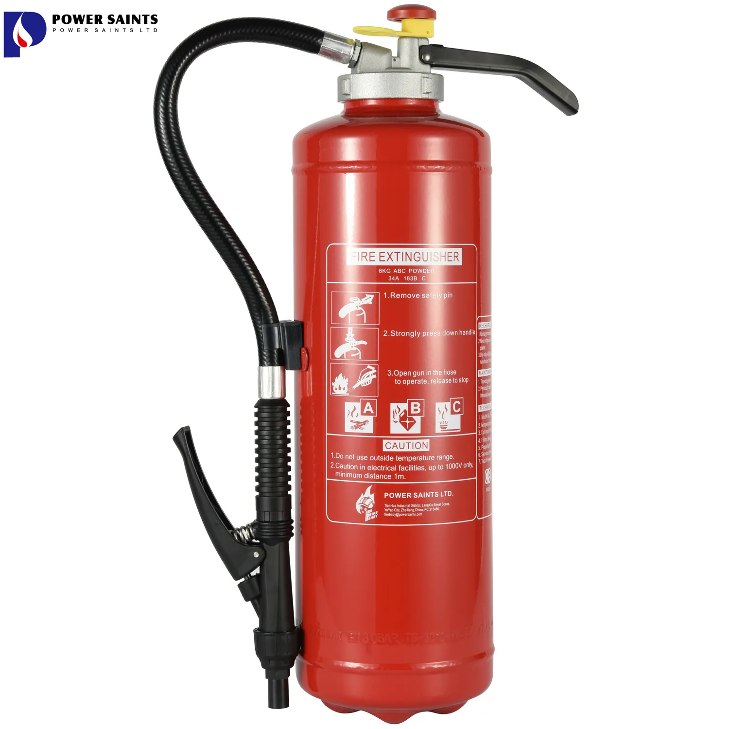 New Type ABC Dry Chemical Powder Fire Extinguisher