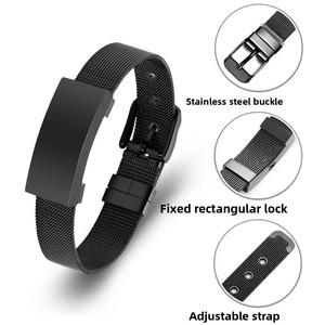 Verstellbares Uhrenarmband aus Edelstahl, Urnenarmband für Asche, Gedenkarmband für Haustiere, mit Gravur für Hunde und Katzen - Product Image 4