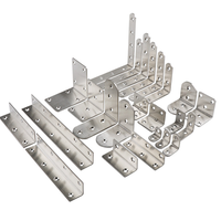 Support d'angle en acier inoxydable en forme de L pour armoire, structure triangulaire, procédé d'estampage, vente en gros