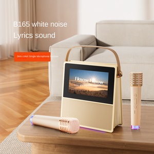 I <span class=keywords><strong>testi</strong></span> dinamici degli altoparlanti portatili intelligenti AI Display a rumore <span class=keywords><strong>bianco</strong></span> regalo altoparlante bluetooth ad alta potenza - Product Image 4