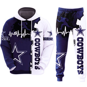 Groothandel Alle American Football 32 Teams Sport Sets Voetbal Sweatshirt 3d Print Pullover Broek Met Lange Mouwen - Product Image 3