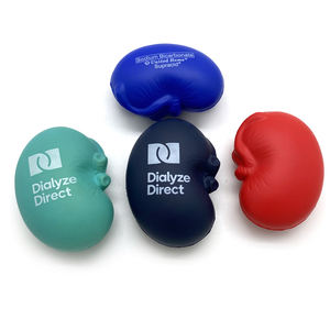 Özel Renkli Reklam Amaçlı İş Hediyesi Yumuşak PU Böbrek Şeklinde Stimüle Edici Organ Oyuncakları Stres Topu Hastane Stres Giderici - Product Image 2