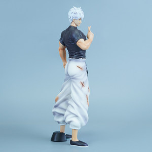 Nuova Statuetta Manga Cartoon da 23CM, Figurina di Jujutsu Kaisen con 3 Teste Intercambiabili, Gojo Satoru, Figura in PVC, Giocattolo Anime da Collezione - Product Image 5