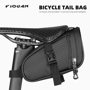 <span class=keywords><strong>Sac</strong></span> de <span class=keywords><strong>selle</strong></span> de vélo étanche réfléchissant rayé vtt <span class=keywords><strong>sac</strong></span> de queue de vélo de <span class=keywords><strong>route</strong></span> petit <span class=keywords><strong>sac</strong></span> de rangement <span class=keywords><strong>sac</strong></span> de pochette à outils arrière de siège de vélo - Product Image 2