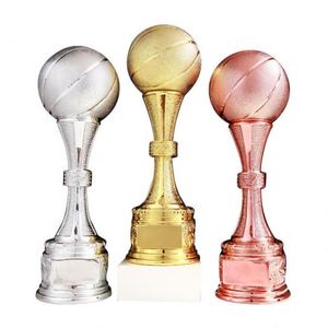 Customized Polyresin Gold Soccer Ball Trophy Cup Custom Award Football <b>Large</b> Gold Resin Trophy for Sale - Product Image 1