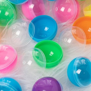 Capsules vides pour jouets 32mm 45mm 60mm 65mm 75mm 100mm, billes en plastique pour distributeurs automatiques, jouets en capsules en gros, billes transparentes - Product Image 6