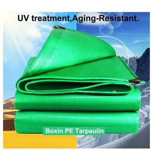Feuille de bâche en Poly avec Protection UV, sortie d'usine, tissu huileux 100% imperméable pour couverture de camion, pièges de couverture de cargaison - Product Image 2