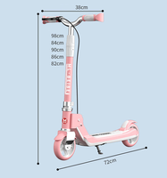 Voiture à roulettes pliable pour enfants de 3 à 12 ans, avec roues lumineuses, pour garçons et filles