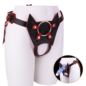 Pantalones de Soporte para Pene DV9034, Arnés de Cuero con Correa para el Pene, Estimulación del Punto G para Lesbianas, Pantalones Ajustables para Adultos, Juguete Sexual - Product Image 1