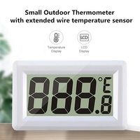 Termometer Digital akuarium DC-1, pengukur suhu tahan air dan cangkir isap untuk tangki ikan & reptil untuk penggunaan rumah