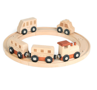 Ensemble de train en bois à construire soi-même, jouet éducatif pour l'apprentissage précoce, reconnaissance des nombres et développement des compétences pratiques pour les enfants