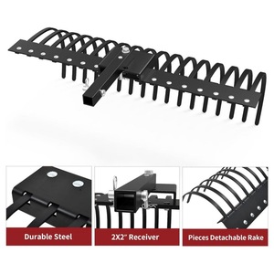 Precio de fábrica Multifuncional de aluminio multiusos Rastrillo de paisaje Herramienta de eliminación de malezas flotante Cortacésped Atv/UTV Condición Nuevo - Product Image 2