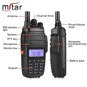 Bộ Thu Phát Vô Tuyến Băng Tần Kép Vhf Uhf Bán Chạy Bộ Đàm Cầm Tay Th-uv8000d 10W Có Chức Năng Băng Tần Chéo