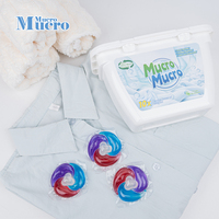 Capsules de détergent de marque privée dosettes de lavage détergent à lessive savon perles de lessive dosettes de lessive ingrédients dérivés de plantes 20G