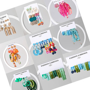 2023 nouvelle mode Style coréen boucles d'oreilles en gros fille mignon boucles d'oreilles mixte mignon acrylique femmes accessoire boucles d'oreilles - Product Image 3