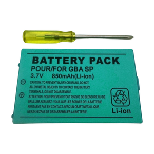 Honcam 850mAh lithium có thể sạc lại-ion battery Tool Pack Kit đối với Nintendo <span class=keywords><strong>GBA</strong></span> <span class=keywords><strong>SP</strong></span> trò chơi cậu bé trước <span class=keywords><strong>SP</strong></span> - Product Image 1