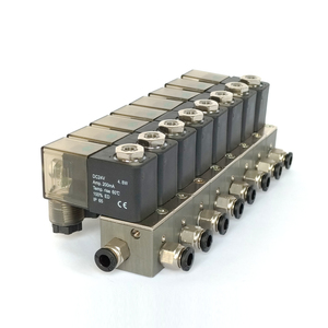 3V1-06-8F Base de collecteur normalement fermée 1/8 po, commande électromagnétique 3 voies 12 V 24 V - Product Image 1