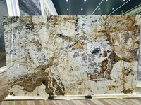 Quartzite de Patagonie Exotique : Textures Cristallines Translucides Ivoire & Ambre pour Comptoirs Rétroéclairés et Murs Décoratifs