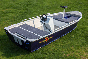 Bote <span class=keywords><strong>de</strong></span> <span class=keywords><strong>Pesca</strong></span> Deportiva <span class=keywords><strong>de</strong></span> Aluminio <span class=keywords><strong>de</strong></span> 14 pies y 16 pies con Consola Central y Motor Fuera <span class=keywords><strong>de</strong></span> Borda para <span class=keywords><strong>Pesca</strong></span> con <span class=keywords><strong>Cebo</strong></span> y Uso como Yate, Certificado CE - Product Image 3