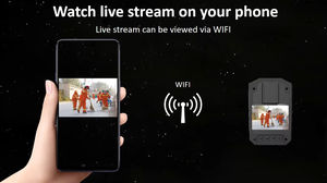 4G GPS ile H.264 taşınabilir kaydedici IP68 su geçirmez vücuda takılan kamera - Product Image 4