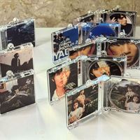 Llavero de PVC Personalizado, DIY, para Fans de Celebridades, Impermeable, Mini Etiqueta NFC, Mini CD Colgante, Álbum Conmemorativo