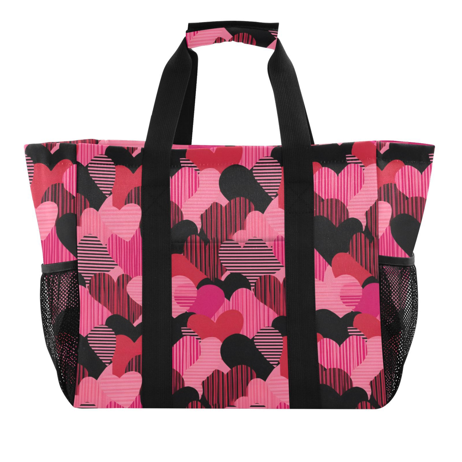 Black & Pink Hearts