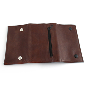 RBR0001 custodia per tabacco in pelle impermeabile in PVC portatile in stile britannico con borsa per sigarette in carta da fumo marrone e nera - Product Image 3