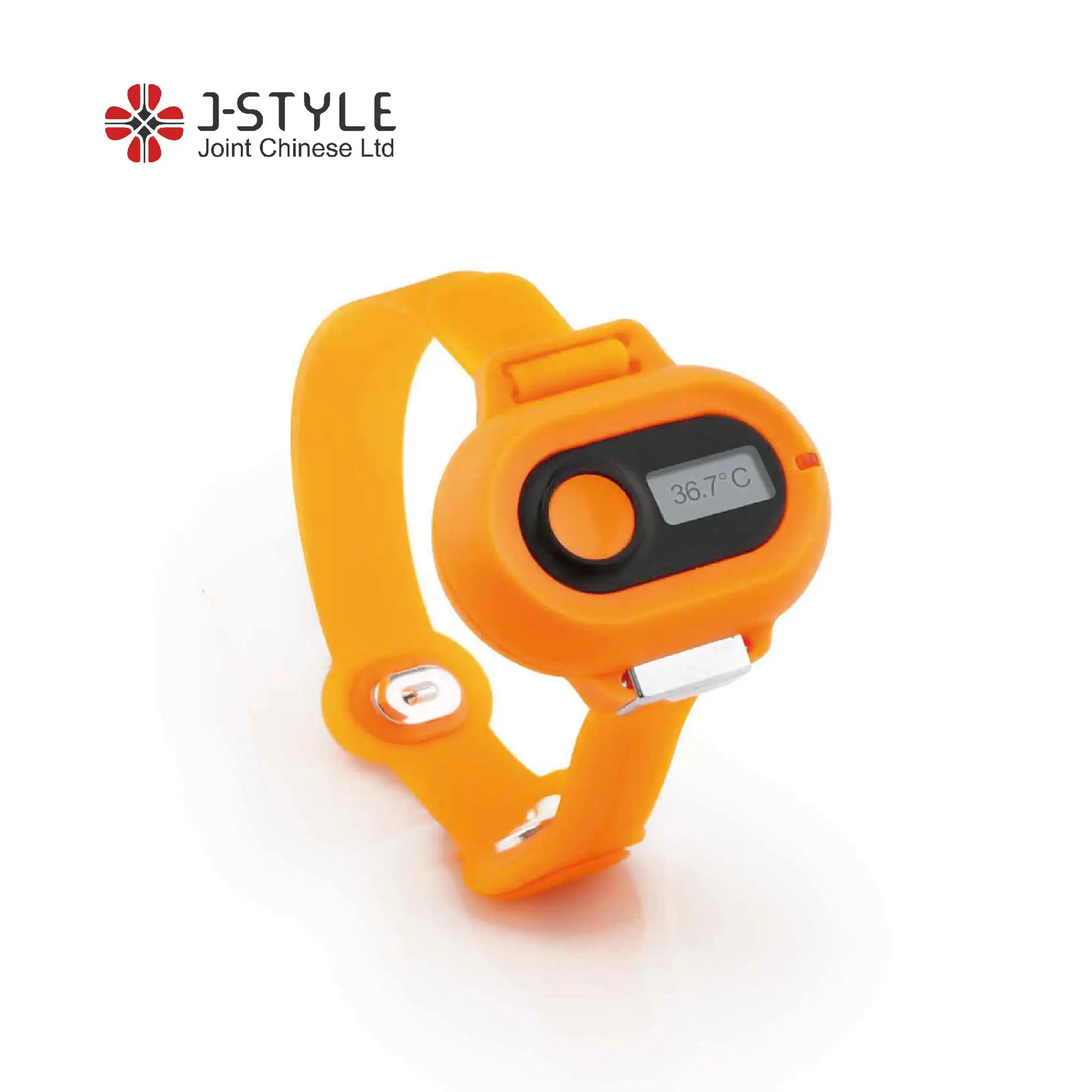 JスタイルB004ベビーアームリストバンドフィーバー検出スマート腕時計温度計モニターAPPサポートデジタル