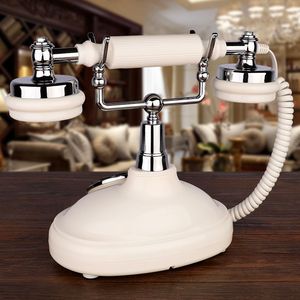 Telefono Vintage Nostalgico Stile Europeo Retrò Antico per Casa e Ufficio con Rotazione e Pulsanti Fissi Telefoni Fissi Regali Originali - Product Image 3