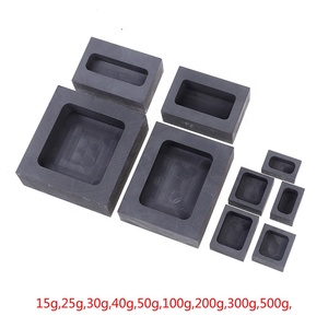 <span class=keywords><strong>Creuset</strong></span> réfractaire en graphite isostatique de haute pureté pour la fusion de l'or, de l'argent, du cuivre et de l'aluminium, outils de fusion en graphite personnalisés - Product Image 2