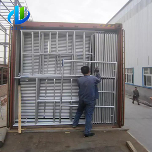 Échafaudage Double coupleur En74 échelle 2.5m croix orthèse tailles matériel d'échafaudage <span class=keywords><strong>prix</strong></span> d'échafaudage par mètre carré - Product Image 6
