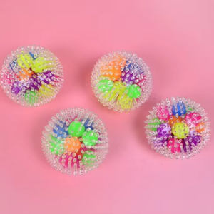 Fast Delivery Funisolutions Colorful <b>Silicone</b> Sensory <b>Beads</b> Stress Ball Fidget Toy Ball-in-the-Ball Venting Squishy Toy 14+ - Product Image 4