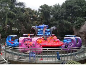 Atracciones de Parque de Diversiones Shark Island para Uso en Interiores y Exteriores, Fabricadas en Fibra de Vidrio y Metal, para Centros Comerciales - Product Image 2